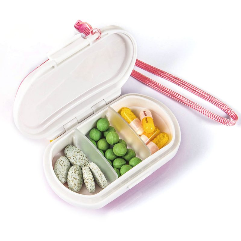 Mini Škatuľka Na Lieky Potravinový Pp Prenosný 7-dňové Priehradky Tesnenie Vodotesné Tablety Organizér Na Prispôsobenie