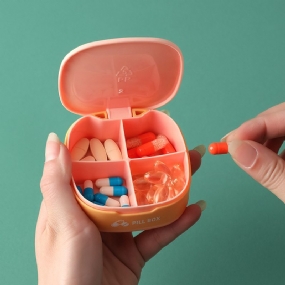 Prenosná Krabička Na Malé Pilulky Domáce Potreby Cestovná Škatuľka Na Lieky Silikónová Mini Zapečatená Na Uskladnenie Predmetov
