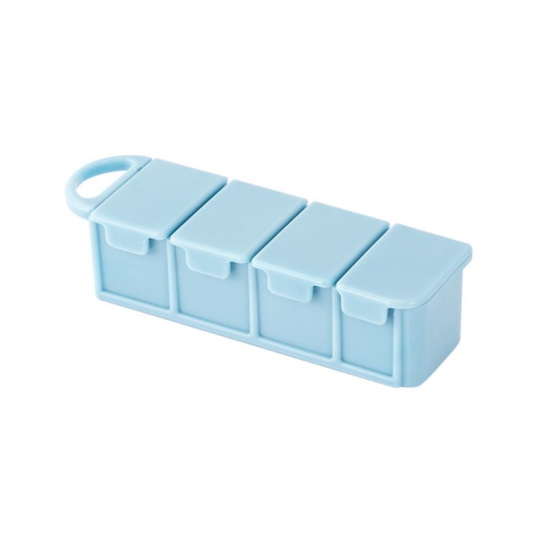 Prenosná Mini Krabička Na Tabletky So 4 Slotmi Ideálna Na Uchovávanie Vitamínov Na