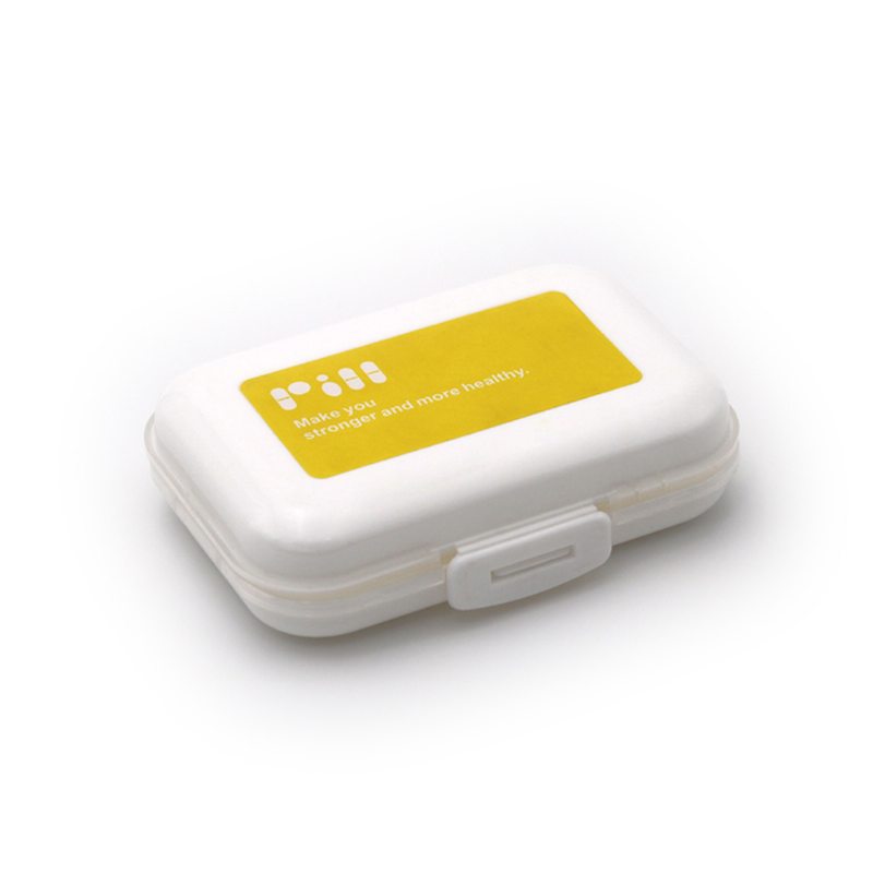 Prenosná Škatuľka Na Tabletky Na Jeden Týždeň S Ôsmimi Priehradkami Plastový Mini Organizér Na Jednoduché Prenášanie Multifunkčná Krabička Na Lieky Na