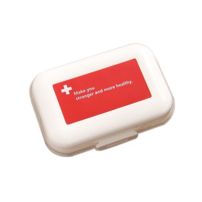 Prenosná Škatuľka Na Tabletky Na Jeden Týždeň S Ôsmimi Priehradkami Plastový Mini Organizér Na Jednoduché Prenášanie Multifunkčná Krabička Na Lieky Na