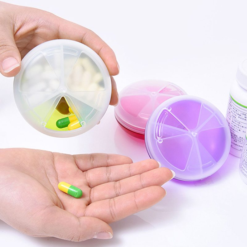 Trojvrstvová Skladacia Krabička Na Tabletky Týždenné Puzdro Na Lieky Mini Módna Škatuľka Na Žuvačky