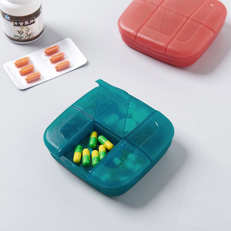 Týždenný Úložný Box Na Lieky Prenosný Priesvitný Box Na Uloženie Liekov Do Internátu Domácej Kancelárie