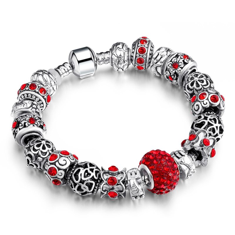 2023 Pandora Fantasy Gemstone Náramok Viacprvkový Dizajn Mladý Trendy Pre Dievčatá