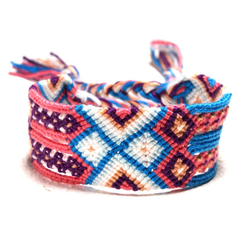 Bohemian Charm Náramok Hand Weave Farebné Strapce Enthic Šperky Ručne Vyrobený Pre Ženy Muži