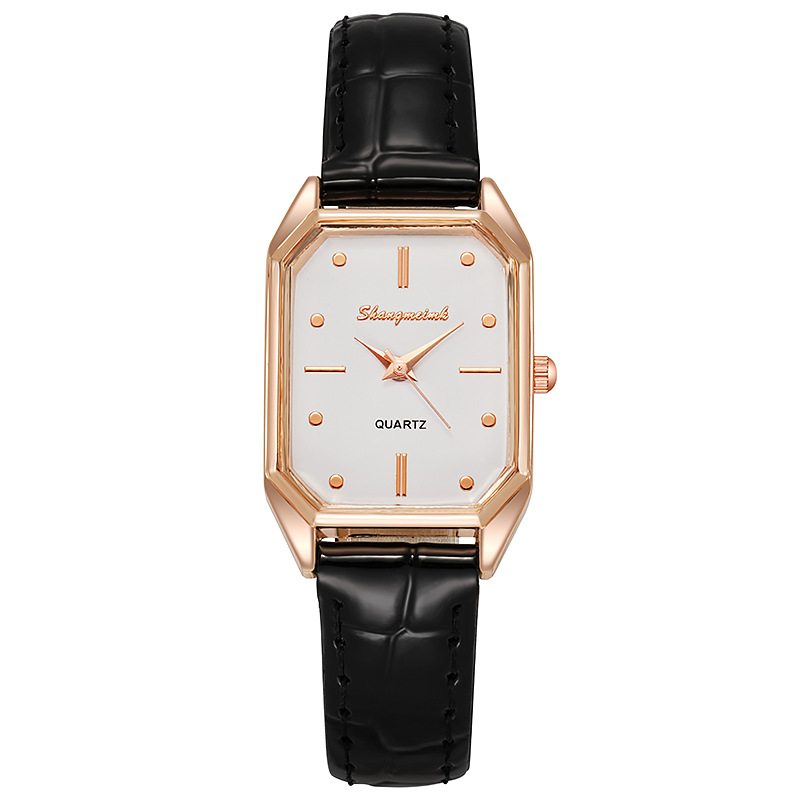 Dámske Hodinky 2023 Nové Malé Zelené Quartz Watch Square