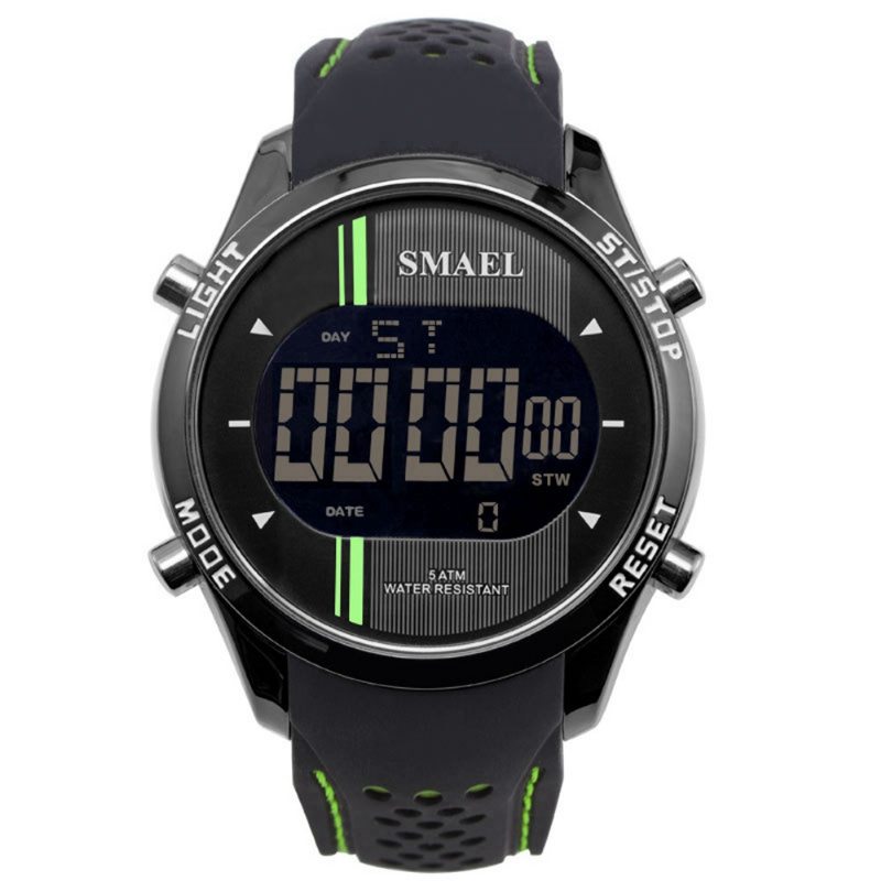 Digitálne Športové Hodinky Pre Mužov Multifunkčné Smartwatch 50m Vodotesné Outdoorové