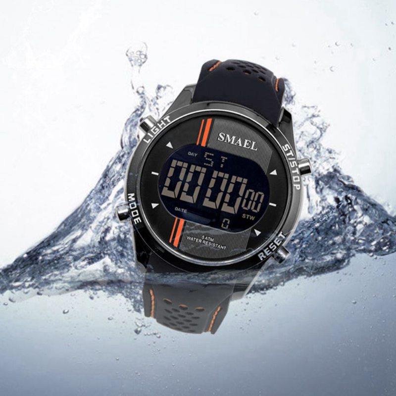 Digitálne Športové Hodinky Pre Mužov Multifunkčné Smartwatch 50m Vodotesné Outdoorové