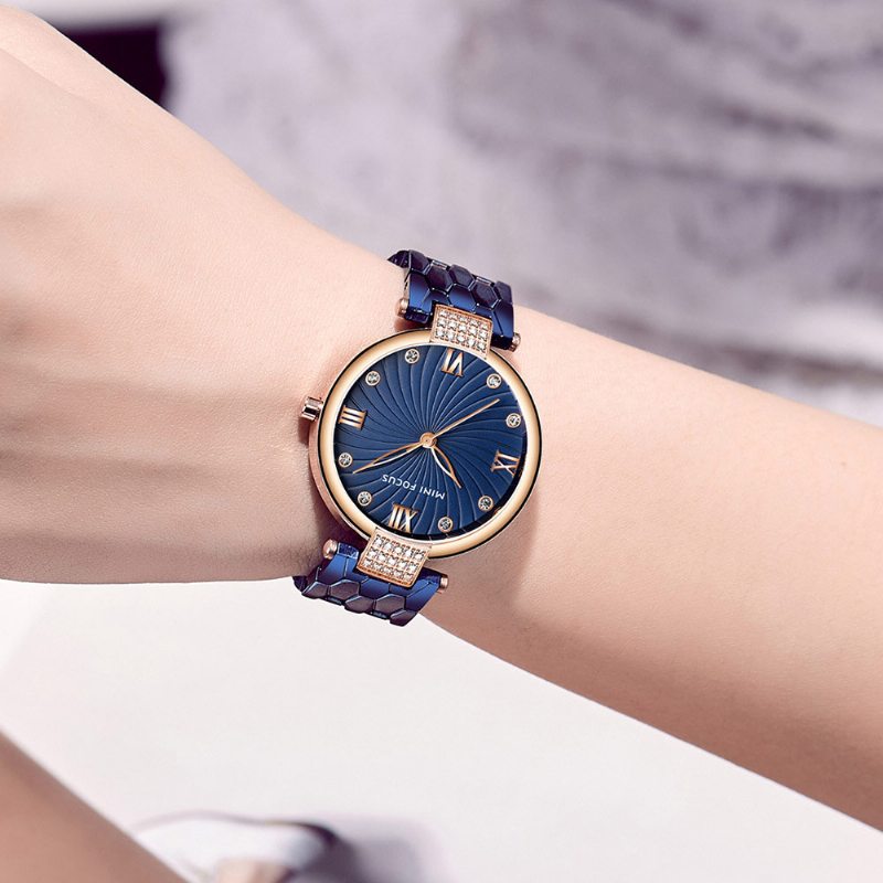 Elegantné Dámske Hodinky Stainless Steel Fashion Analog Quartz Watch 2023 Vodotesné Náramkové