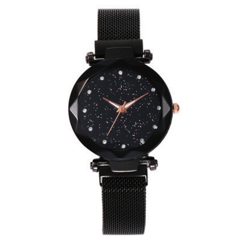 Magnetické Hodinky Lazy Quartz Cezhraničný Horúci Výpredaj Starry Star Rhinestone Vibrato Sky