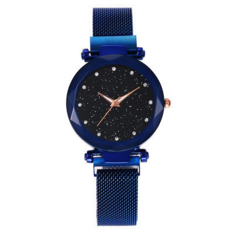 Magnetické Hodinky Lazy Quartz Cezhraničný Horúci Výpredaj Starry Star Rhinestone Vibrato Sky