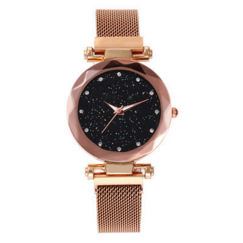 Magnetické Hodinky Lazy Quartz Cezhraničný Horúci Výpredaj Starry Star Rhinestone Vibrato Sky