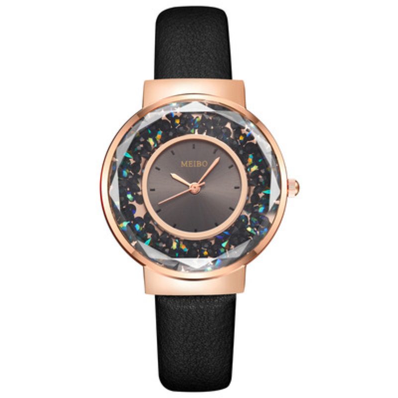 Módne Dámske Hodinky Nádherné Viacfarebné Multicolor Quicksand Ball Watch