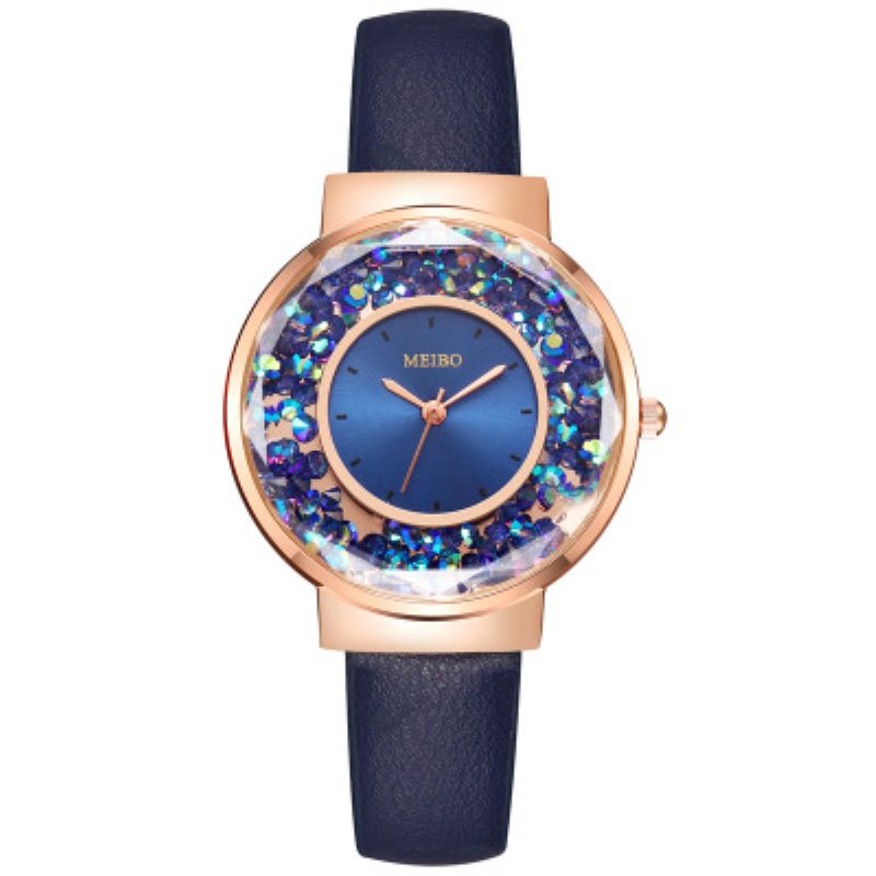 Módne Dámske Hodinky Nádherné Viacfarebné Multicolor Quicksand Ball Watch