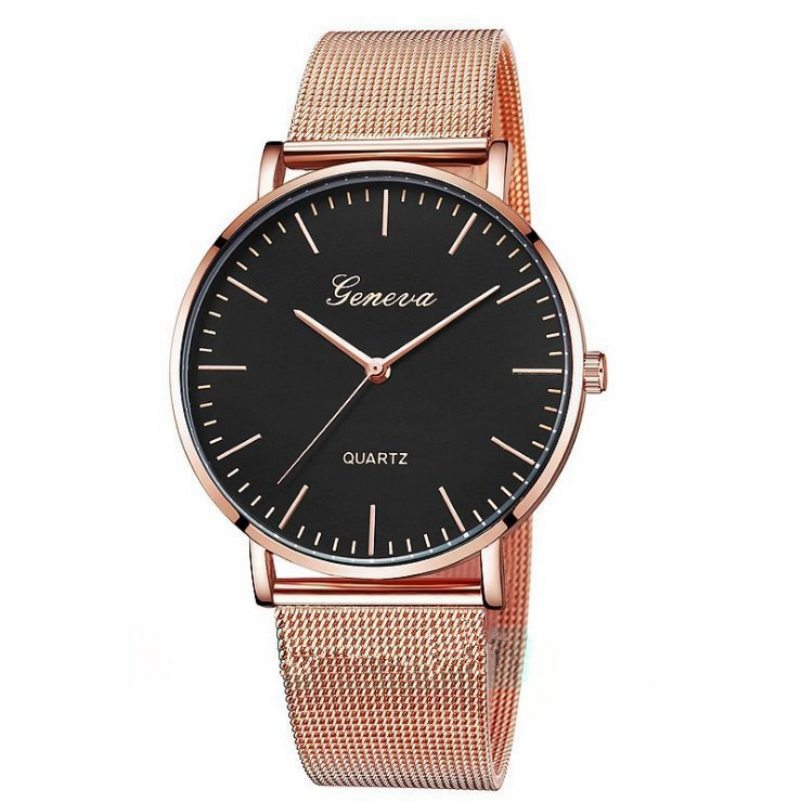 Najpredávanejšie Hodinky Geneva Mesh Remienok Classic Fashion Casual Couple Watch