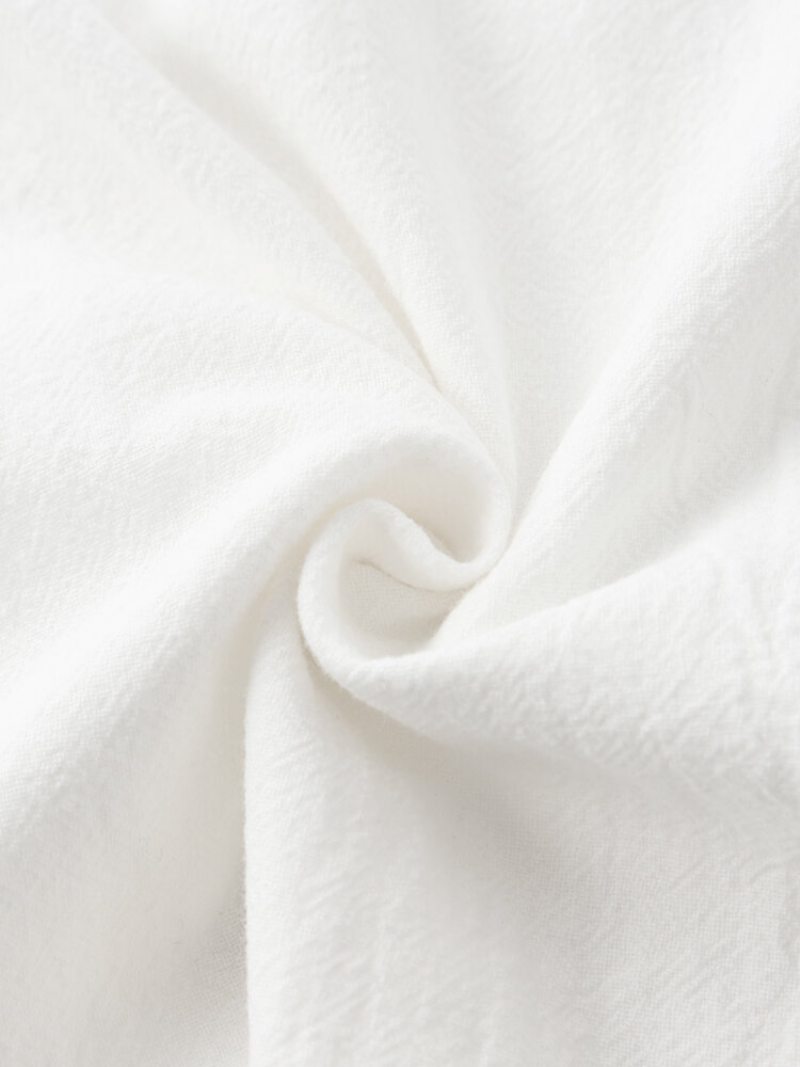 Neformálne Pánske Jednofarebné Tričko S Výstrihom Do V Zo 100 % Bavlny