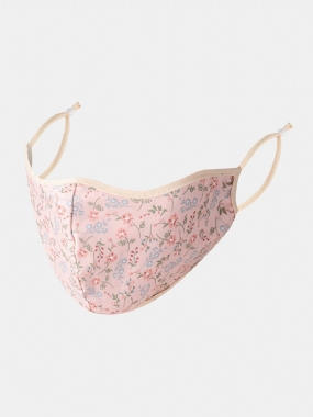 Potlačená Bavlnená Maska Odolná Proti Prachu Vintage Floral Face Sheild Mask