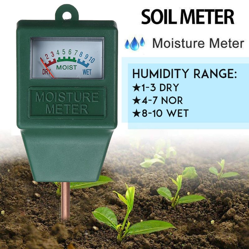 Soil Tester Detektor Svetla Acidity Ph Meter Teplomer Pôdnej Vlhkosti