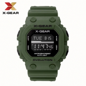 X-gear Revolution Armygreen Športové Hodinky Vodotesné Pánske Elektronické Moq 20pcs