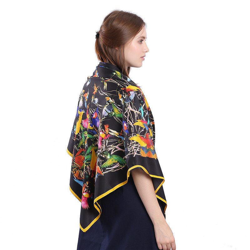 Dámsky Hidžáb Bohemia Ethnic Vintage Vogue Polyesterový Mäkký Štvorcový Šál Šál