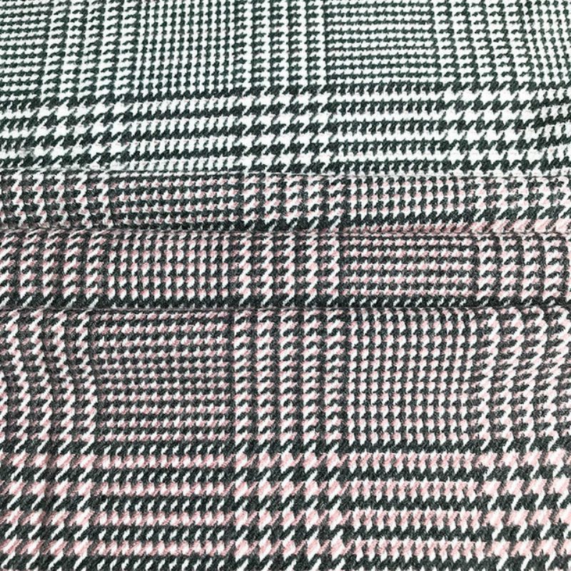 Nová Dámska Šatka Cashmere Gradient Houndstooth S Akrylovým Strapcom S Golierom