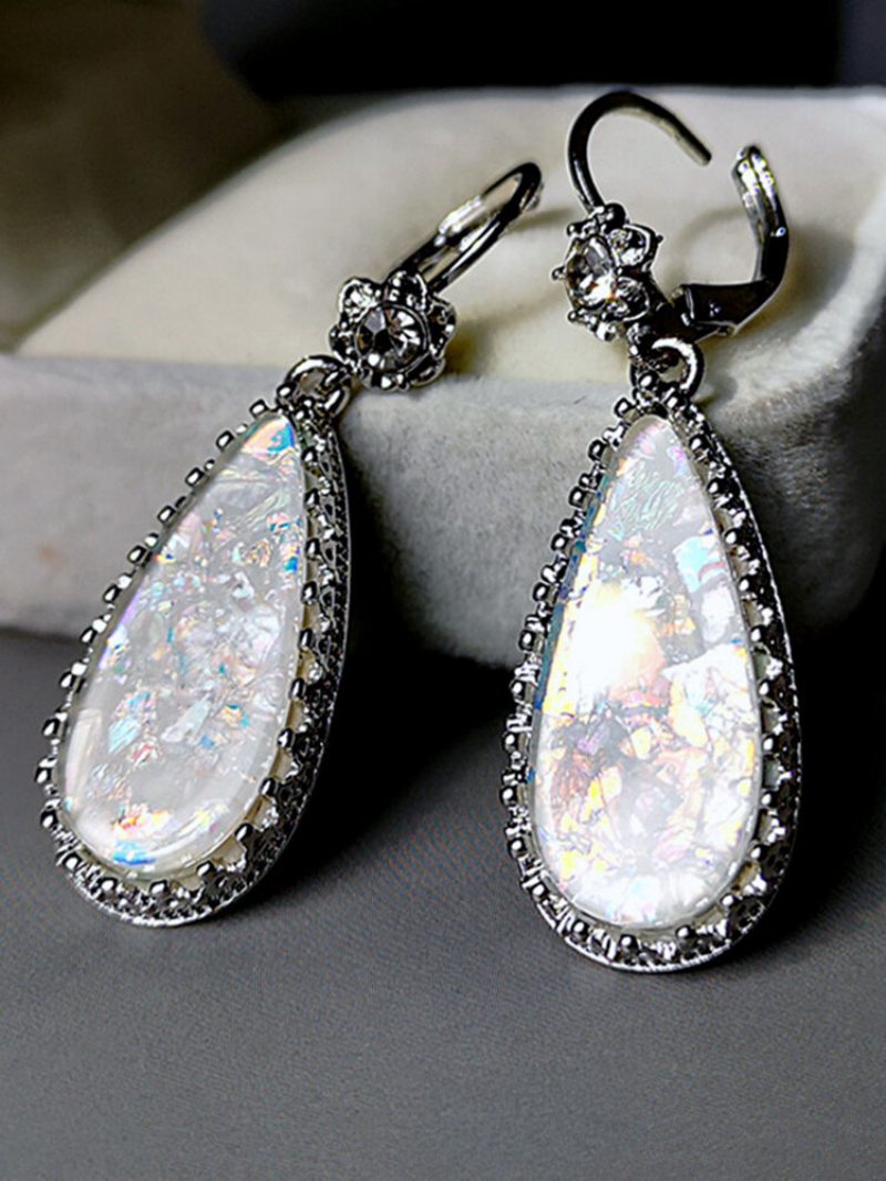 Bohemian Antique Orbo Drop Náušnice Čipky Diamonds