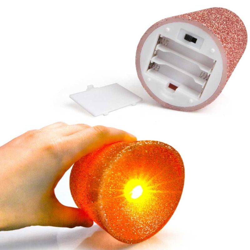 3pcs Led Sviečkový Oblek Rose Golden Simulácia Plameňa Bezdymové Elektrické Sviečky S Diaľkovým Ovládaním Nastaviteľný Automatický Časovač