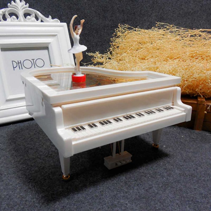 Kreatívny Baletný Rotačný Klavír Music Box Vianočný Darček Alebo Na Valentína S Tancujúcim Baletným Dievčaťom