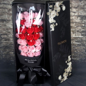 Mydlové Kvety Darčeky Na Valentína Imitácia Ruže 33 Kvetov Exkluzívny Darček Pre Dievčatá