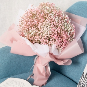 Umelá Kvetina Babysbreath Svadobná Párty Výzdoba Domova Kytica Baby's Breath Sušené Kvety Na Valentína