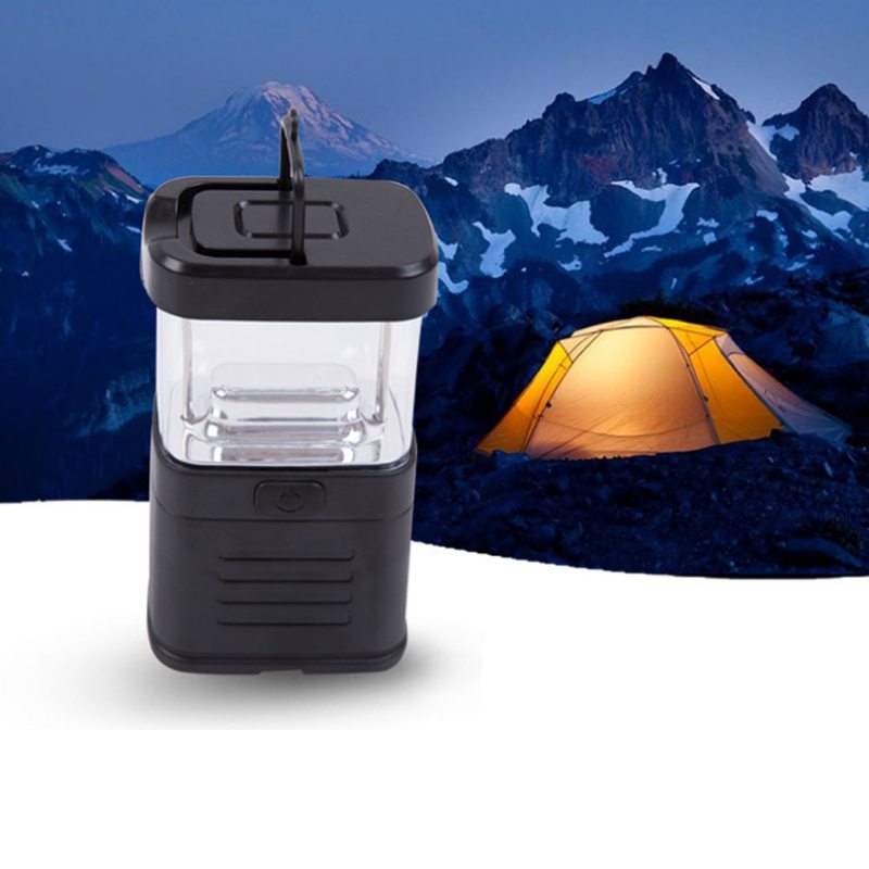 Prenosný Svetlomet Miniatúrnej Veľkosti Pre Kempingové Outdoorové Aktivity 11 Led Štvorcová Olejová Lampa S Imitáciou Nočného Svetla