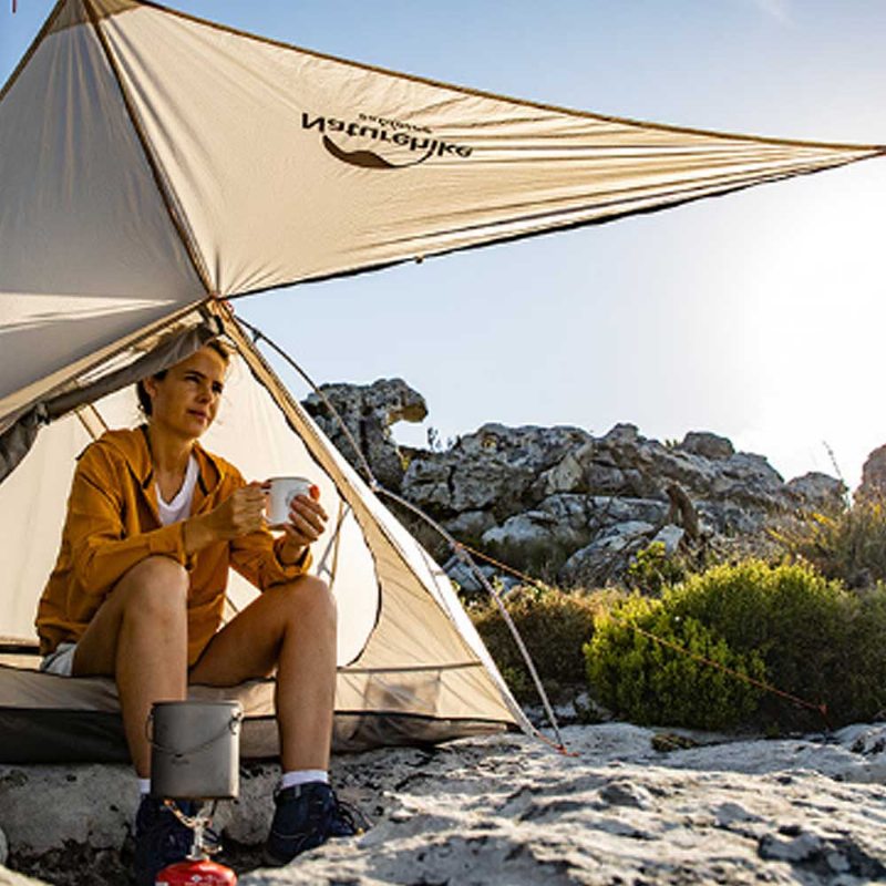 Ultraľahký Vonkajší Stan Camping Snow Dažďuvzdorné Stany Pre Prenosný Hliníkový Pre Jednu Osobu