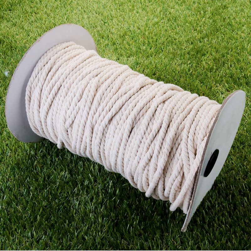 1000 G 4-6 mm Macrame Bavlnený Povrazový Kábel Struny Na Náradie Pre Domácich Majstrov Pre Home Deco Garden