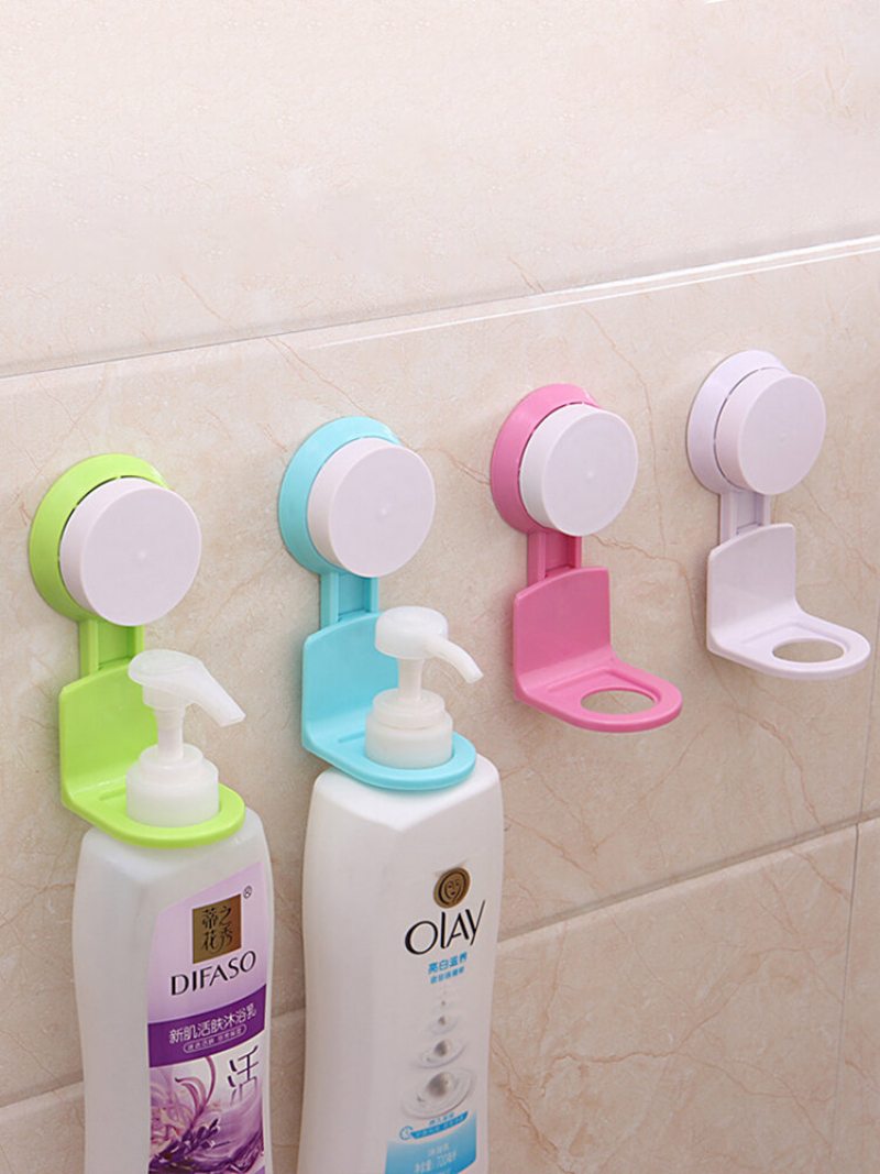 Bezšvový Kúpeľňový Šampón Sprchový Gél Vešiak S Prísavkou Kúpeľňová Polica