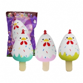 Chick Popsicle Nanuk Squishy Pomaly Rastúca Plyšová Hračka S Obalom