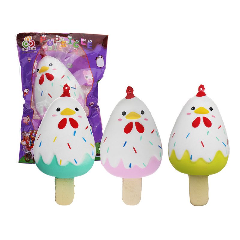 Chick Popsicle Nanuk Squishy Pomaly Rastúca Plyšová Hračka S Obalom