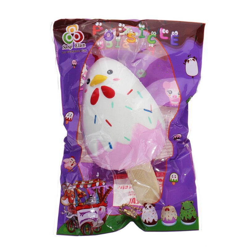 Chick Popsicle Nanuk Squishy Pomaly Rastúca Plyšová Hračka S Obalom