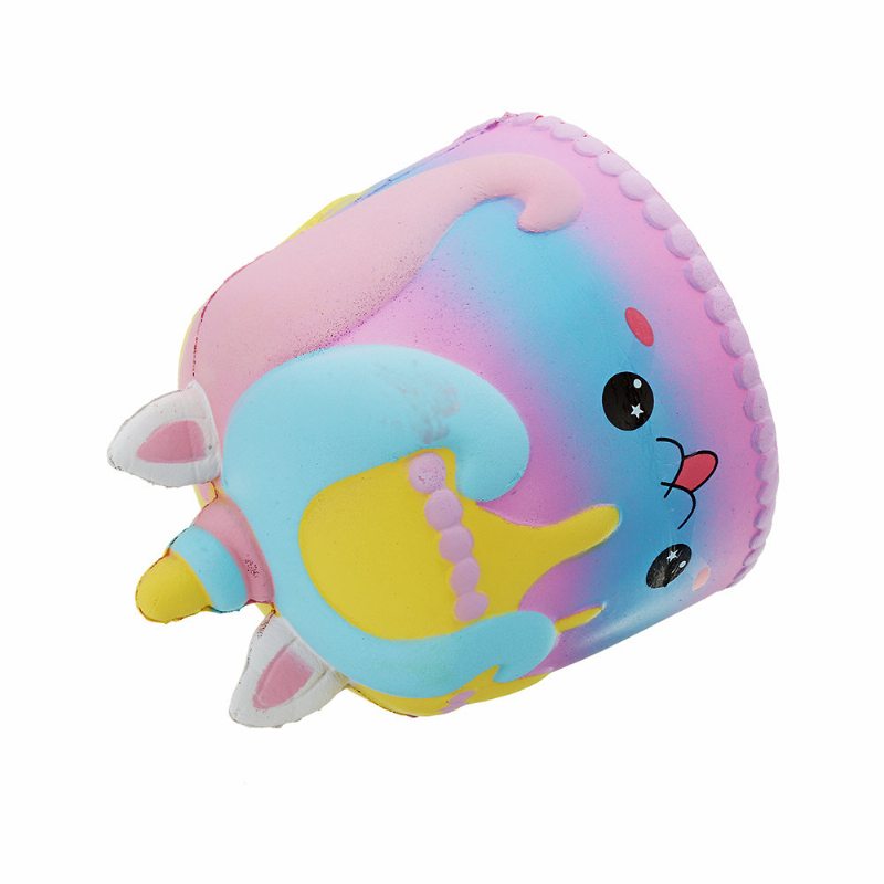 Kawaii Crown Cake Squishy Cute Soft Solw Rising Hračka Cartoon Darčeková Kolekcia S Balením