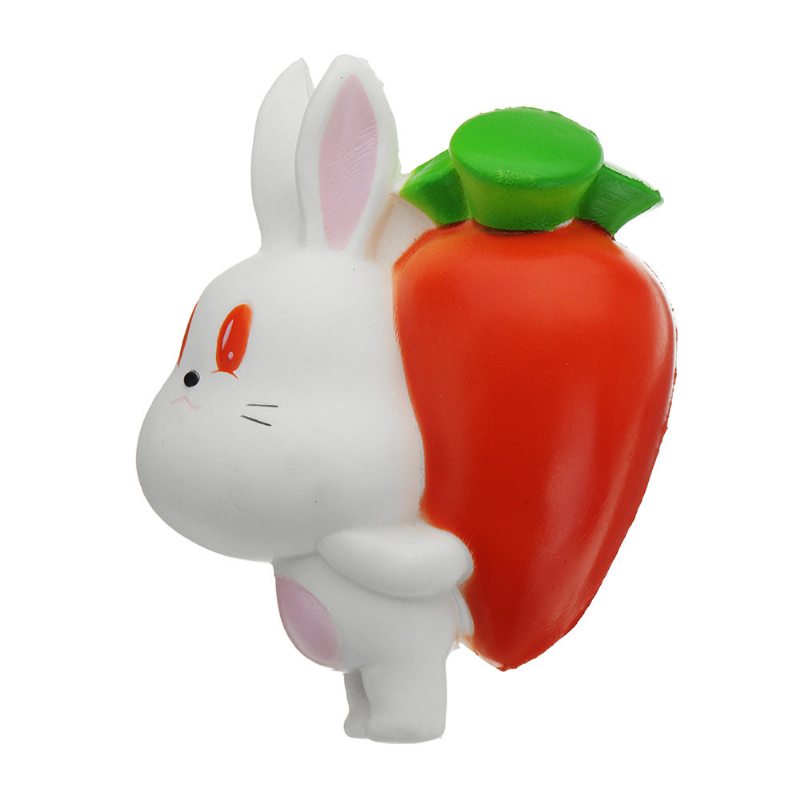 Kawaii Reďkovka Králik Squishy Toy Pomaly Rastúce S Obalom Kolekcia Darček