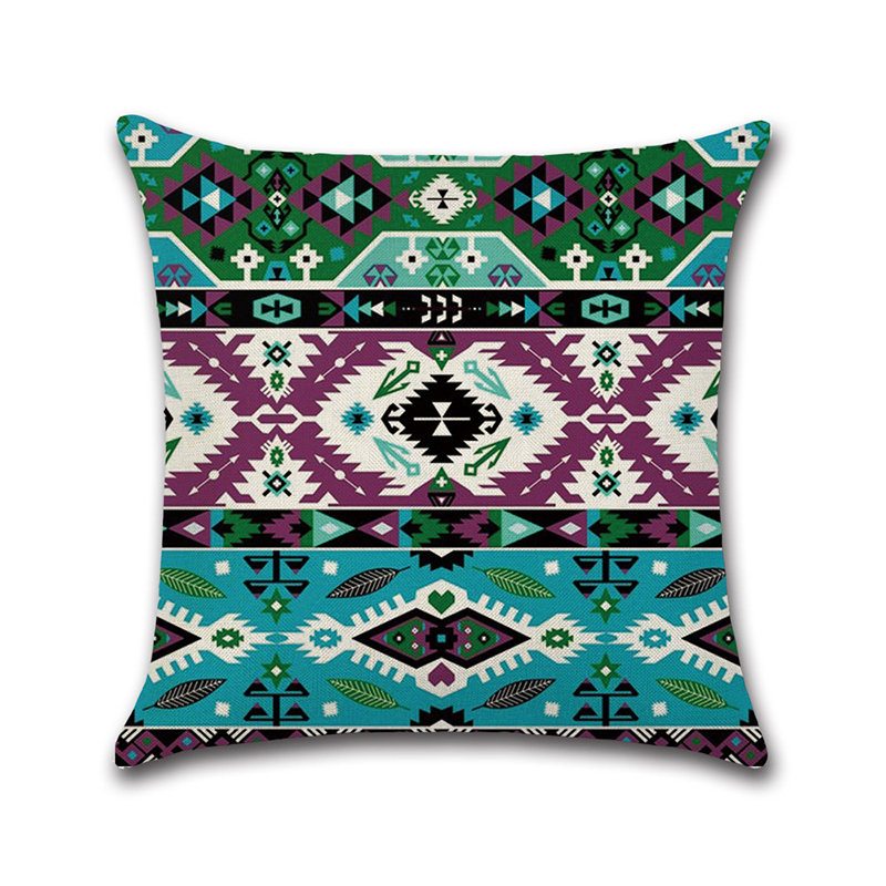 Obliečka Na Vankúšik Mandala Z Indickej Bohémskej Bavlny Home Decor Square