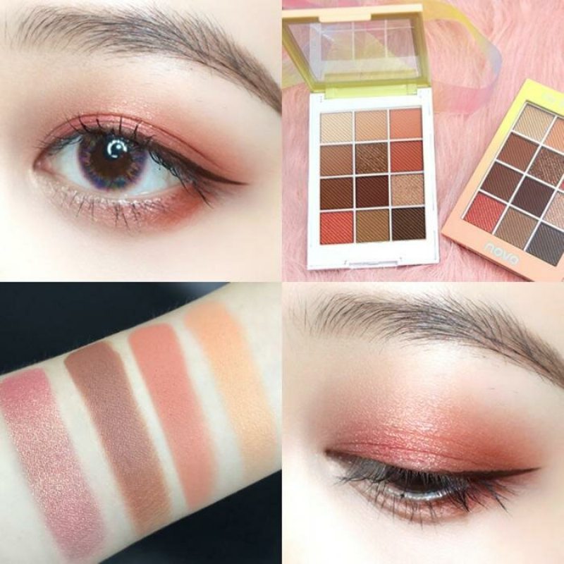 Paletka Matných Očných Tieňov S Dúhovým Cukrom Maple Leaf Dlhotrvajúca Paleta Na Očný Make-up