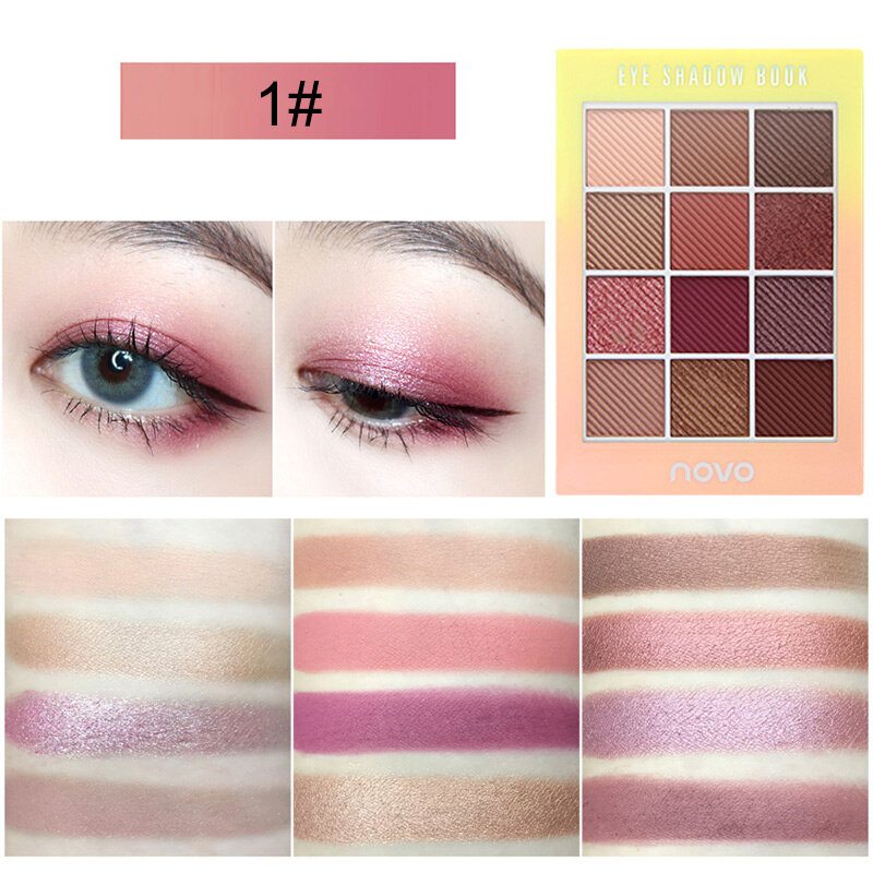 Paletka Matných Očných Tieňov S Dúhovým Cukrom Maple Leaf Dlhotrvajúca Paleta Na Očný Make-up