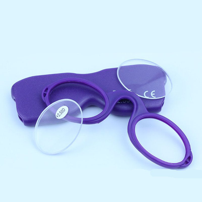 Pánske Dámske Okuliare Na Čítanie Silikónová Spona Na Nos Optické Presbyopické S Puzdrom Na Šnúrku