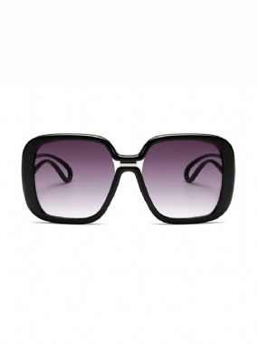 Unisex Retro Big Box Nové Slnečné Okuliare S Kontrastnou Farbou Pre Ženu