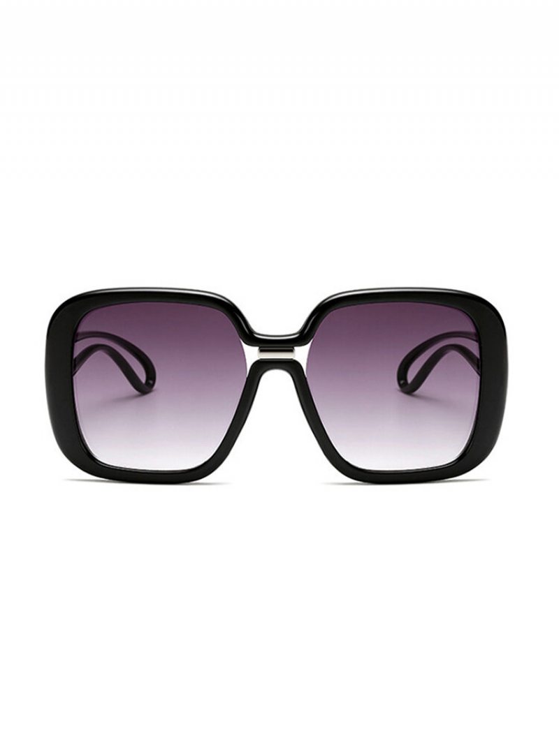 Unisex Retro Big Box Nové Slnečné Okuliare S Kontrastnou Farbou Pre Ženu