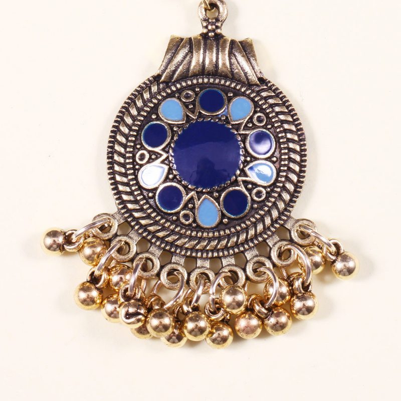 Vintage Náušnice Guľaté Geometrické Korálky Strapce Visiace Etnické Šperky Pre Ženy