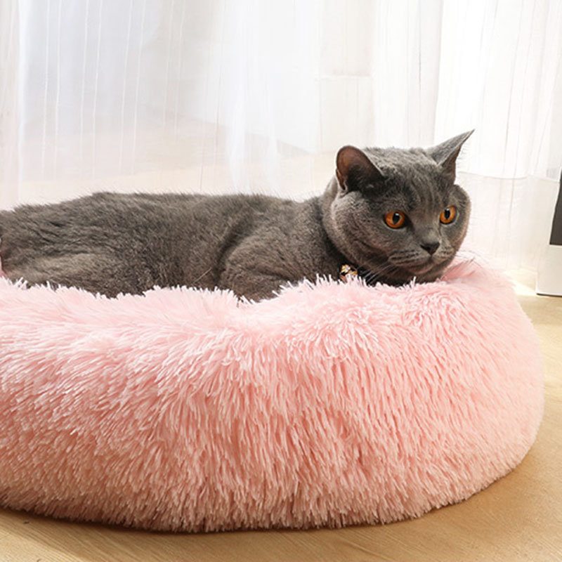Chovateľská Stanica Deep Sleep Cat Litter Round Plyšový Matrac Pre Mačky Posteľ Pre Psov