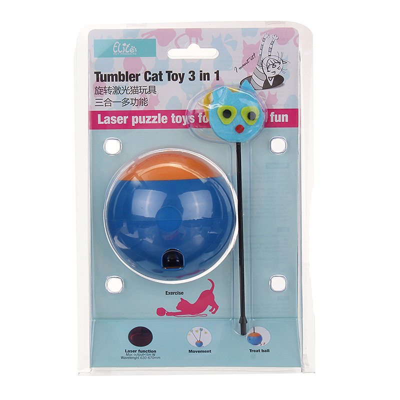 Funny Pet Cat Kitten Play Toy Elektrická Otočná Hračka Pre Mačky Pre Domáce Mačiatka