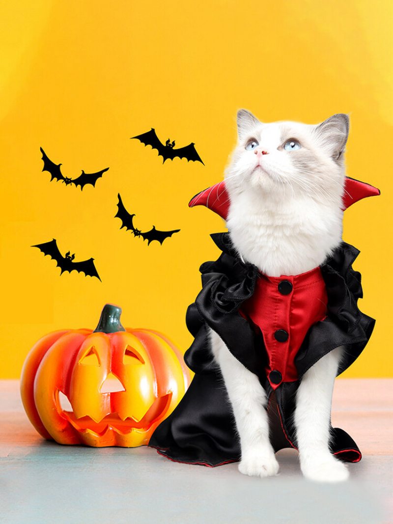 Halloween Pet Vampire Transform Do Cat Simulation Spoof Clothes Vianočné Vtipné Oblečenie Pre Mačky