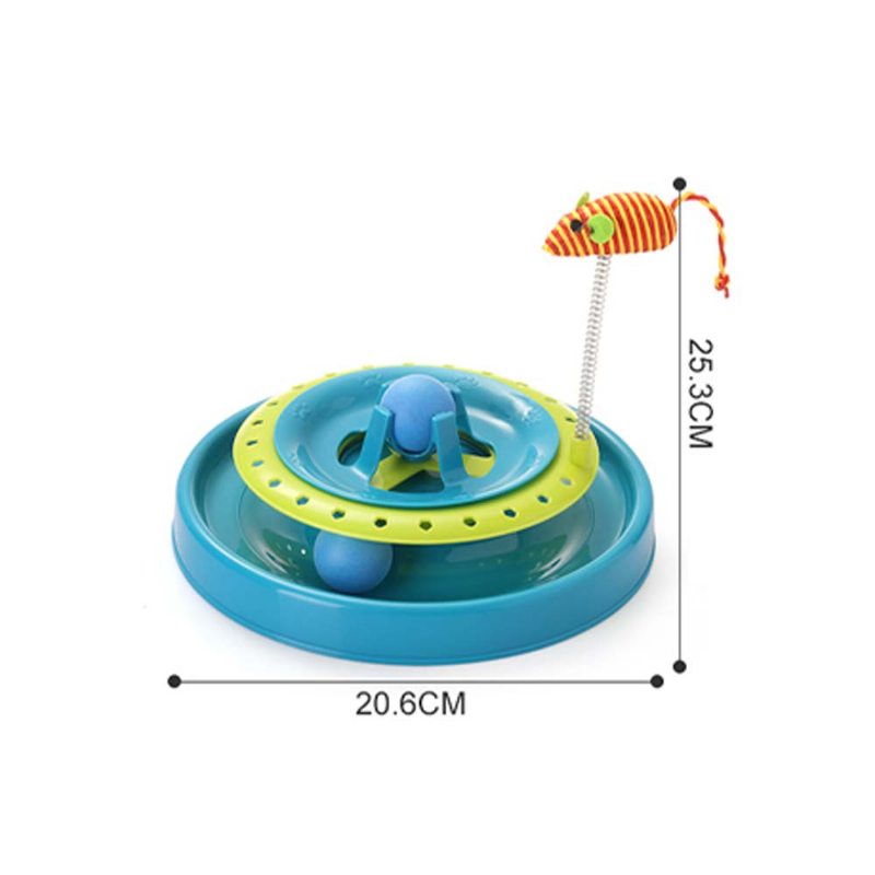 Rotačná Pružinová Hračka Pre Mačky Z Nehrdzavejúcej Ocele Ekologický Materiál Pp Pre Domáce Zvieratá S Pružinovou Myšou 360° Trasením